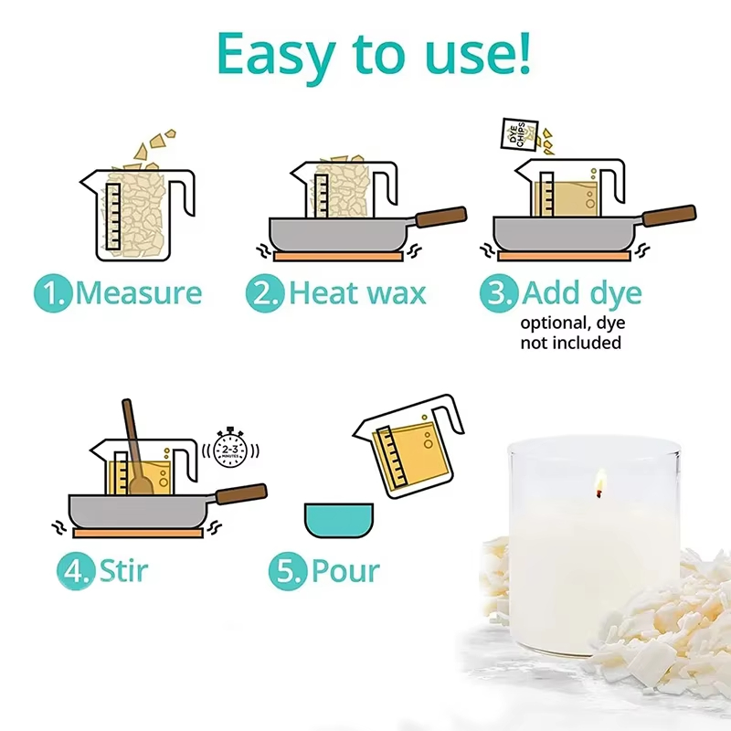 1kg/500/250/100g Pure Soy Wax  - đánh giá và giá Candle Supplies Bulk